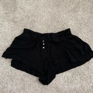 Out From Under Black Shorts- Women's XS